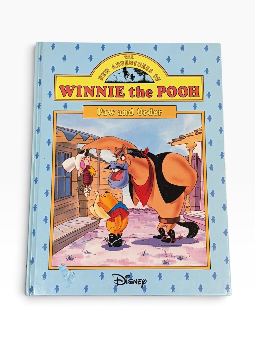 Vintage Disney New Adventures Winnie the Pooh Paw and Order Hardcover Book